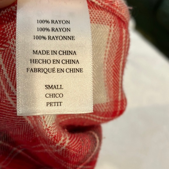 Rails red and white plaid button down - Picture 8 of 8